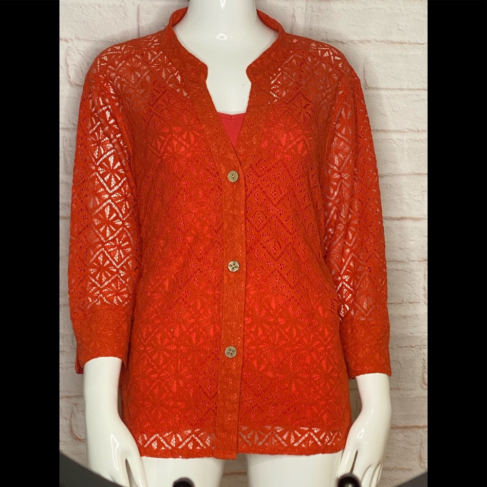 Rebecca Malone woman net top size XL